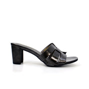 Mynaal Women's block heel sandal-413RJ191-Gray