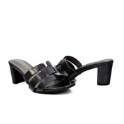 Mynaal Women's block heel sandal-413RJ191-Gray