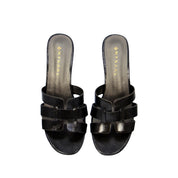 Mynaal Women's block heel sandal-413RJ191-Gray