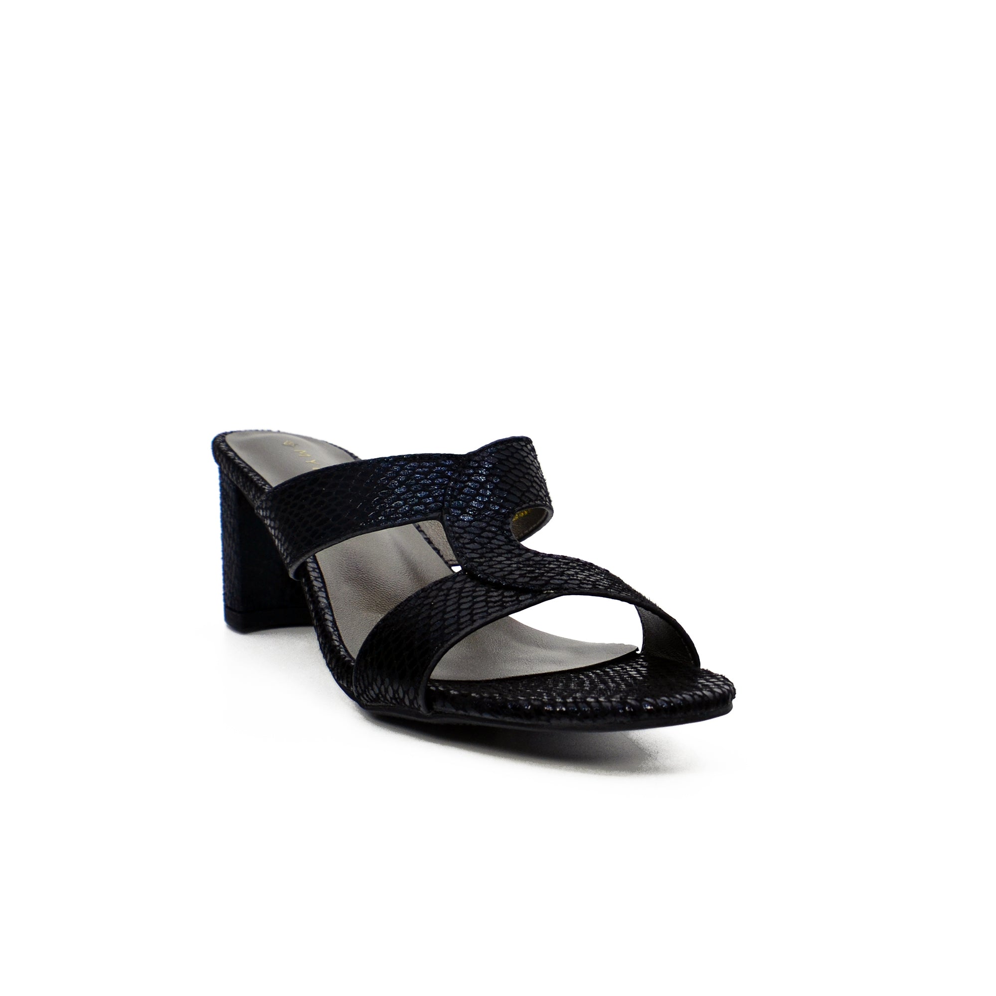 Mynaal Women's block heel sandal-314RJ19C-Black