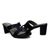 Mynaal Women's block heel sandal-314RJ19C-Black