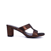 Mynaal Women's block heel sandal-314RJ19C-Bronze