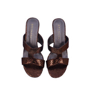 Mynaal Women's block heel sandal-314RJ19C-Bronze