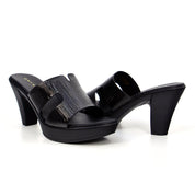 Mynaal Women's block heel sandal-914RJ40K-Black