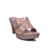 Mynaal Women's block heel sandal-914RJ40K-Gold