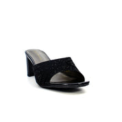 Mynaal Women's block heel sandal-314RJ199-Black