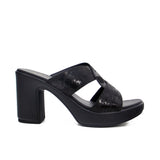 Women's block heel sandal - 414RJ43G