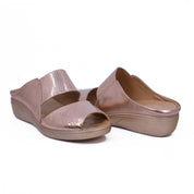 Mynaal Women's flat sandal-2418-22-Rose-Gold