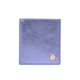 Women's metallic leather bifold wallet - 1213