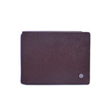 Men's textured leather bifold wallet - 308
